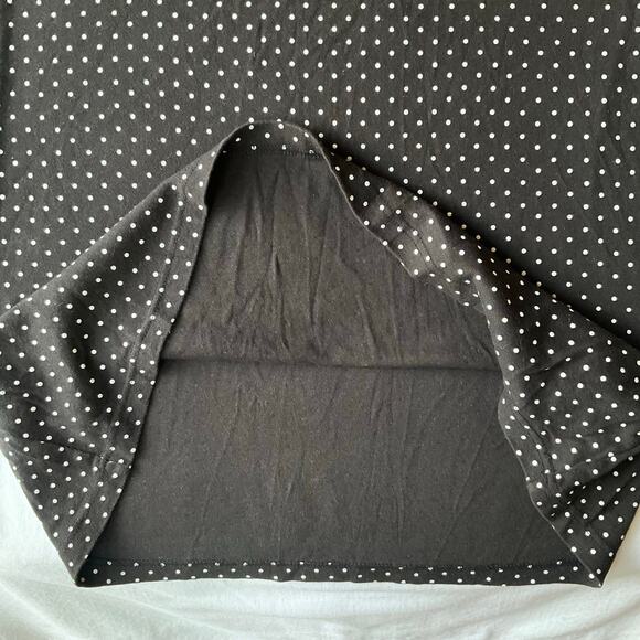 Charter Club Intimates Women Dress size M Short Sleeve V-neck Above Knee Black - Picture 5 of 7